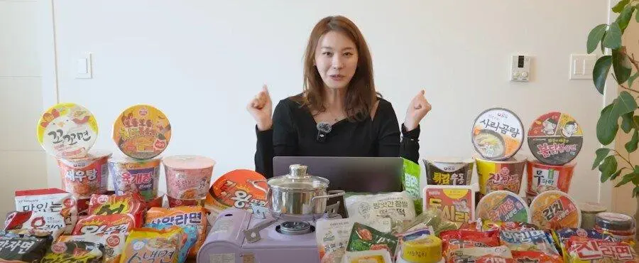 배우 유인영이 선정한 라면 티어